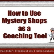 Mystery Shopping as a Coaching Tool Webinar