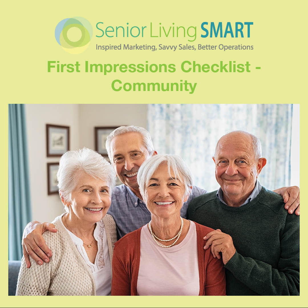 First Impressions Checklist Community Senior Living Smart