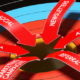 arrows pointing at center of target that represents senior living websites, research, social, newletters, affiliates, referral, marketing campaign