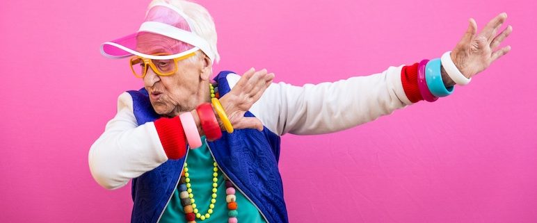 Cool Grandma With Unique Fashion Sense and Dance Moves