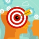 marketing automation targeting customer head mind niche target market marketing concept business