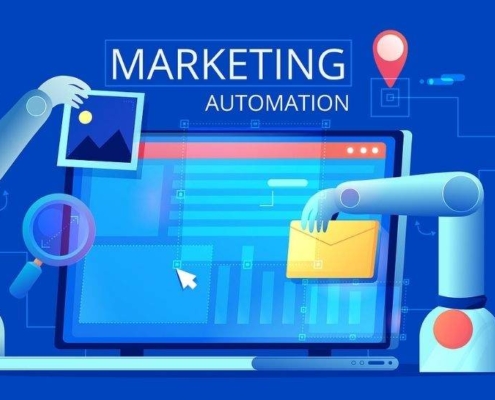 Marketing Automation graphic, HubSpot for senior living