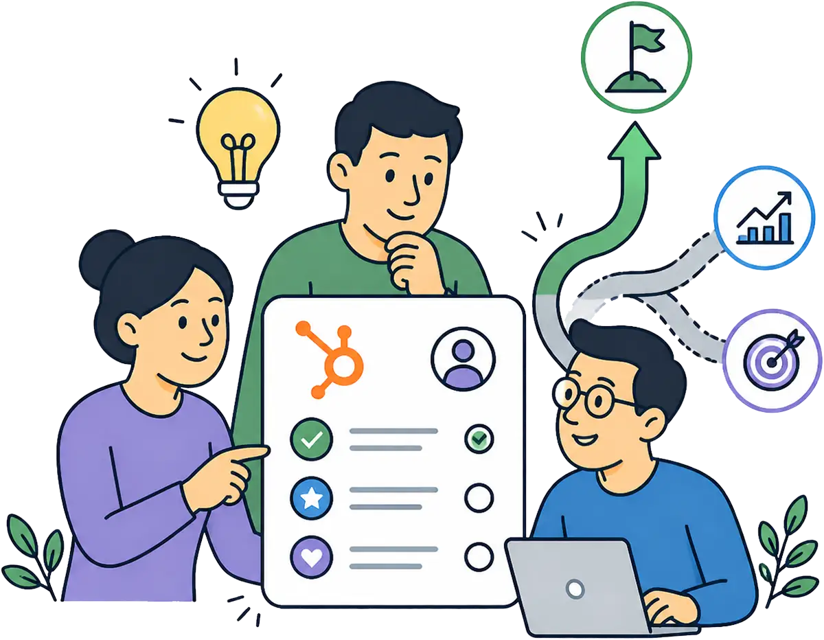 Illustration of a team